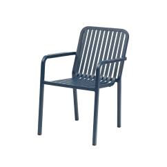 Chaise en aluminium PUREZZA bleu