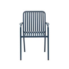 Chaise en aluminium PUREZZA bleu