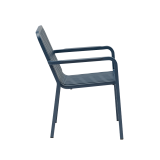 Chaise en aluminium PUREZZA bleu