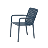 Chaise en aluminium PUREZZA bleu