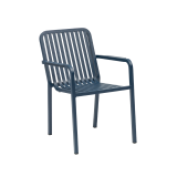 Chaise en aluminium PUREZZA bleu