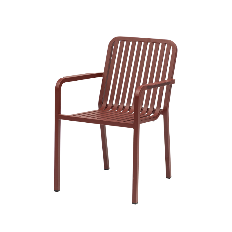 Chaise en aluminium PUREZZA rouge