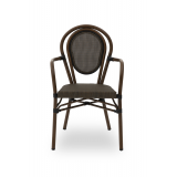 Chaise En Technorotin RICCARDO ARM brun