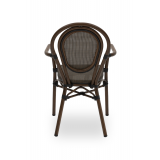 Chaise En Technorotin RICCARDO ARM brun