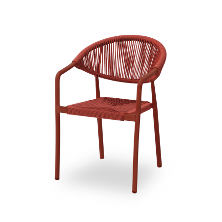 Chaise En Technorotin CESARE rouge