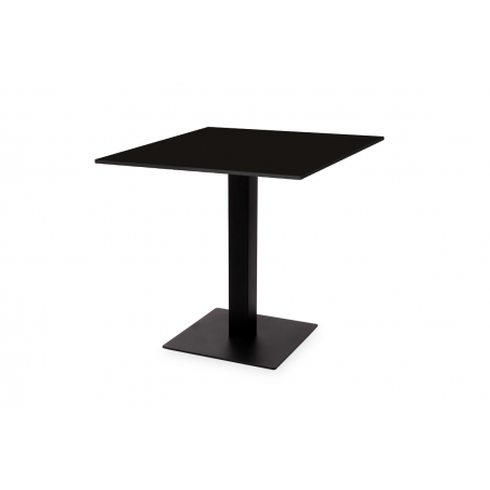 Table de jardin de terrasse ALFA S noir 70x70 Noir profond