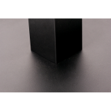 Table de jardin de terrasse ALFA S noir 69x69 Blanc classique