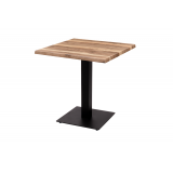 Table de jardin de terrasse ALFA S noir 70x70 Cafe Canyon