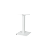 Table de jardin de terrasse ALFA S blanc 70x70 Pierre noire