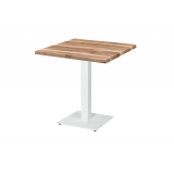 Table de jardin de terrasse ALFA S blanc 70x70 Cafe Canyon