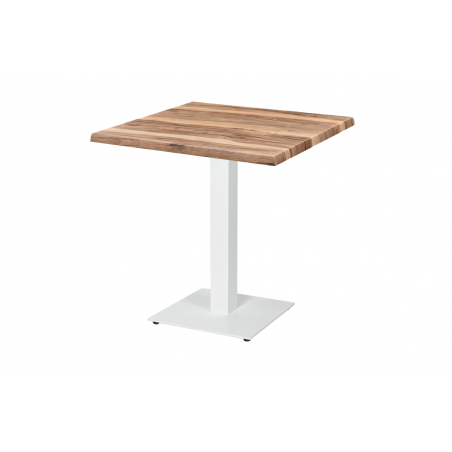 Table de jardin de terrasse ALFA S blanc 70x70 Cafe Canyon