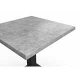 Table de jardin de terrasse CROSS COMFORT noir 70x70 Béton