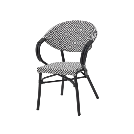 Chaise En Technorotin CAMILLO noir