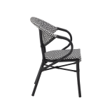 Chaise En Technorotin CAMILLO noir