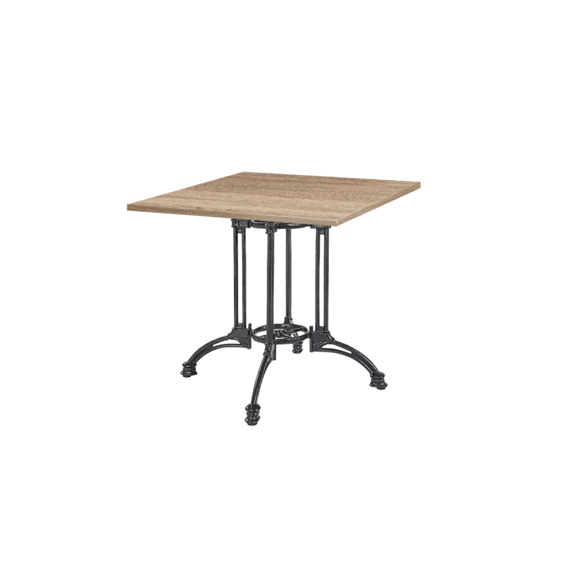 Table De Bistrot RUSTICAL QUATTRO Plateau Laminés