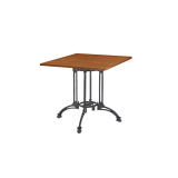 Table De Bistrot RUSTICAL QUATTRO Plateau Laminés