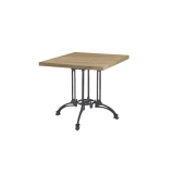 Table De Bistrot RUSTICAL QUATTRO Plateau Laminés