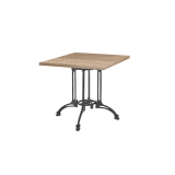 Table De Bistrot RUSTICAL QUATTRO Plateau Laminés