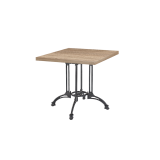 Table De Bistrot RUSTICAL QUATTRO Plateau Laminés