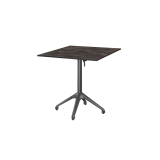 Table de jardin de terrasse CLEVER Plateaux en HPL