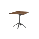 Table de jardin de terrasse CLEVER Plateaux en HPL