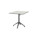 Table de jardin de terrasse CLEVER Plateaux en HPL