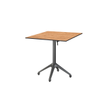 Table de jardin de terrasse CLEVER Plateaux en HPL