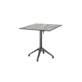 Table de jardin de terrasse CLEVER Plateaux en HPL