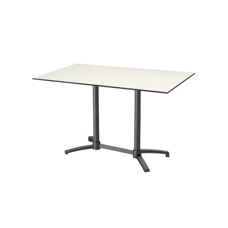 Table de jardin de terrasse STORIO DUO Plateaux en HPL