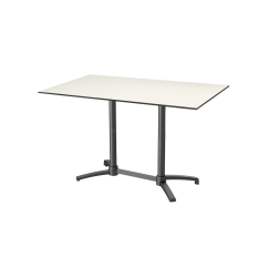 Table de jardin de terrasse STORIO DUO Plateaux en HPL