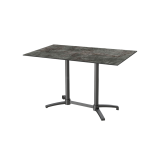 Table de jardin de terrasse STORIO DUO Plateaux en HPL