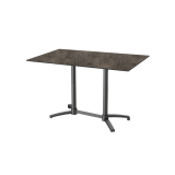 Table de jardin de terrasse STORIO DUO Plateaux en HPL