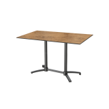 Table de jardin de terrasse STORIO DUO Plateaux en HPL