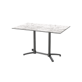 Table de jardin de terrasse STORIO DUO Plateaux en HPL