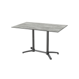 Table de jardin de terrasse STORIO DUO Plateaux en HPL