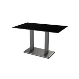 Table de jardin de terrasse IMPERIO DUO Plateaux en HPL