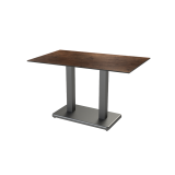 Table de jardin de terrasse IMPERIO DUO Plateaux en HPL