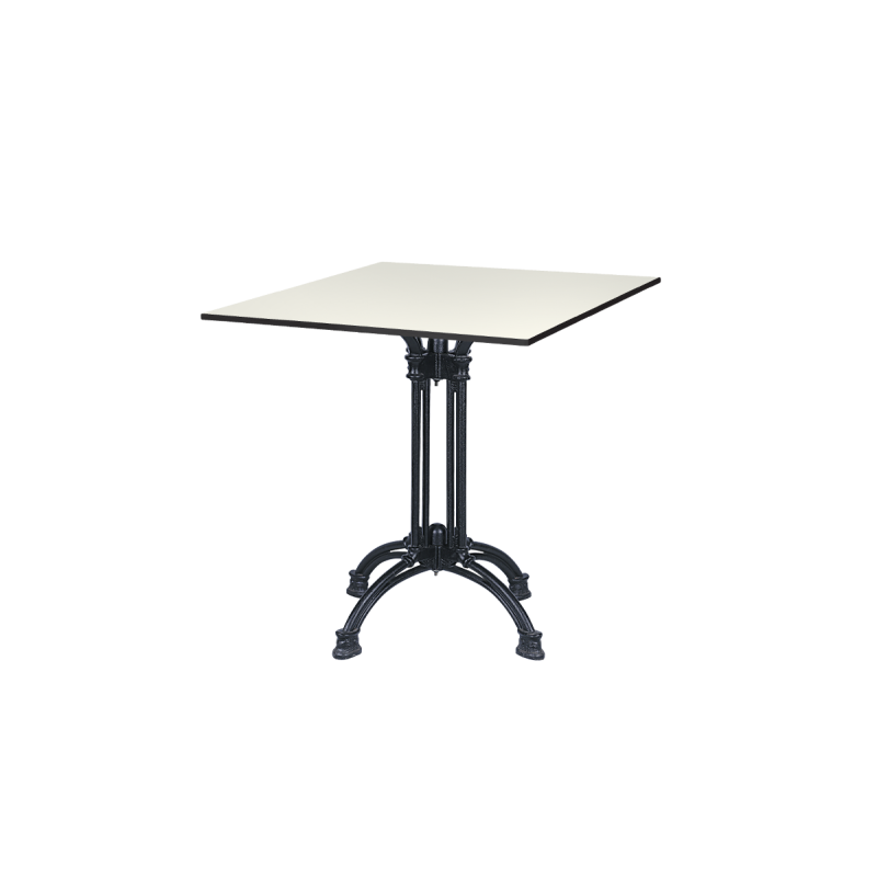 Table de jardin de terrasse RUSTICAL Plateaux en HPL