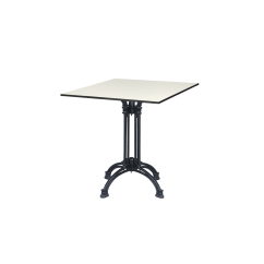 Table de jardin de terrasse RUSTICAL Plateaux en HPL