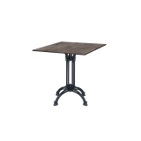 Table de jardin de terrasse RUSTICAL Plateaux en HPL