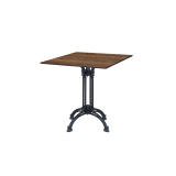 Table de jardin de terrasse RUSTICAL Plateaux en HPL
