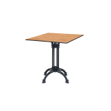 Table de jardin de terrasse RUSTICAL Plateaux en HPL