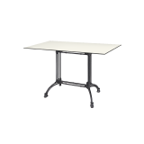 Table de jardin de terrasse RUSITCAL DUO Plateaux en HPL