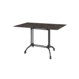 Table de jardin de terrasse RUSITCAL DUO Plateaux en HPL