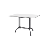 Table de jardin de terrasse RUSITCAL DUO Plateaux en HPL