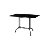 Table de jardin de terrasse RUSITCAL DUO Plateaux en HPL