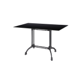 Table de jardin de terrasse RUSITCAL DUO Plateaux en HPL