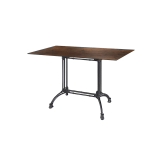Table de jardin de terrasse RUSITCAL DUO Plateaux en HPL