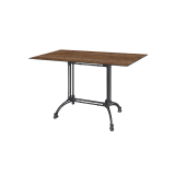 Table de jardin de terrasse RUSITCAL DUO Plateaux en HPL