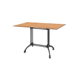 Table de jardin de terrasse RUSITCAL DUO Plateaux en HPL
